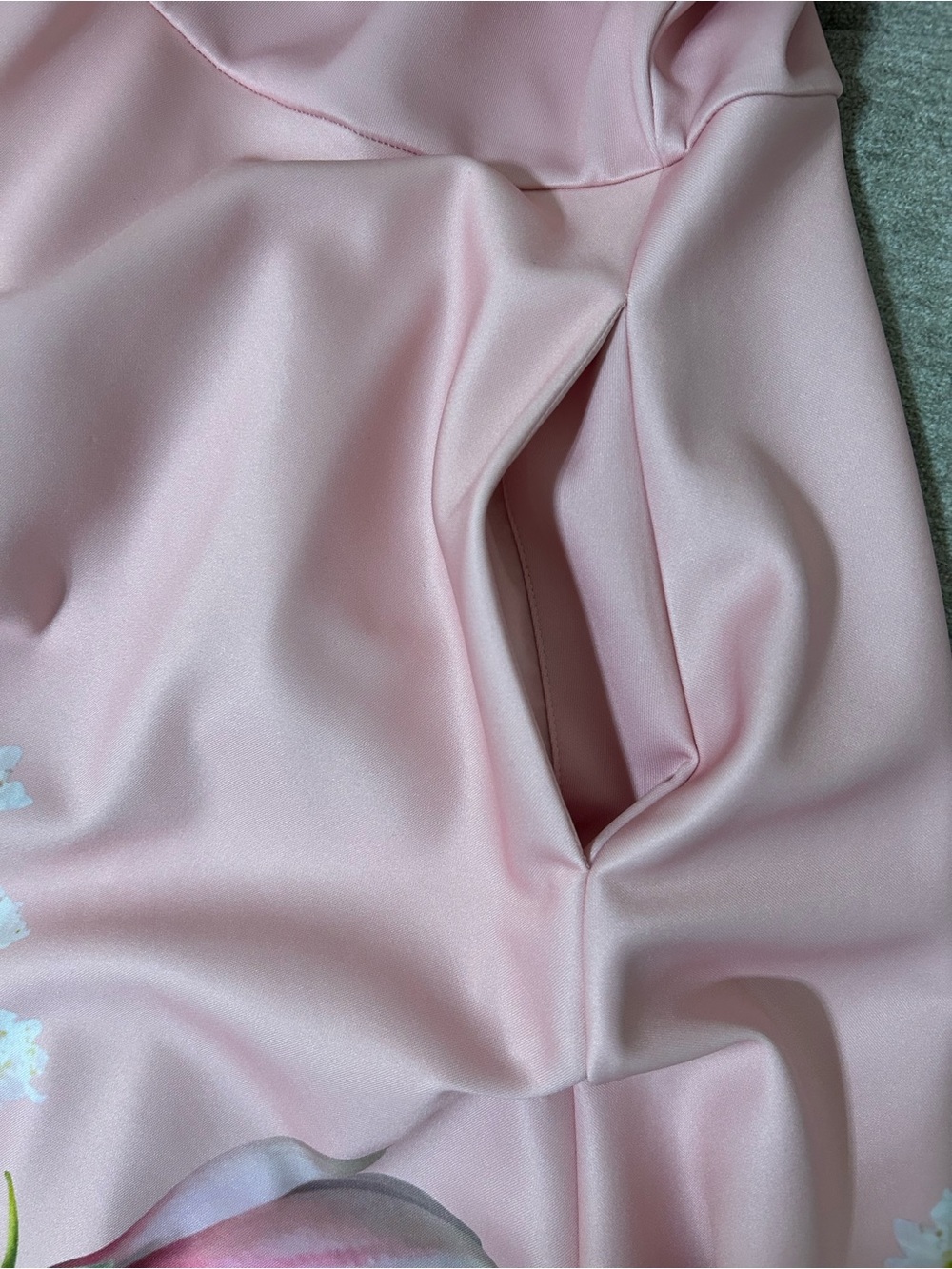 Ted Baker Pink Floral Fit-and-Flare Dress - Picture 9 of 13
